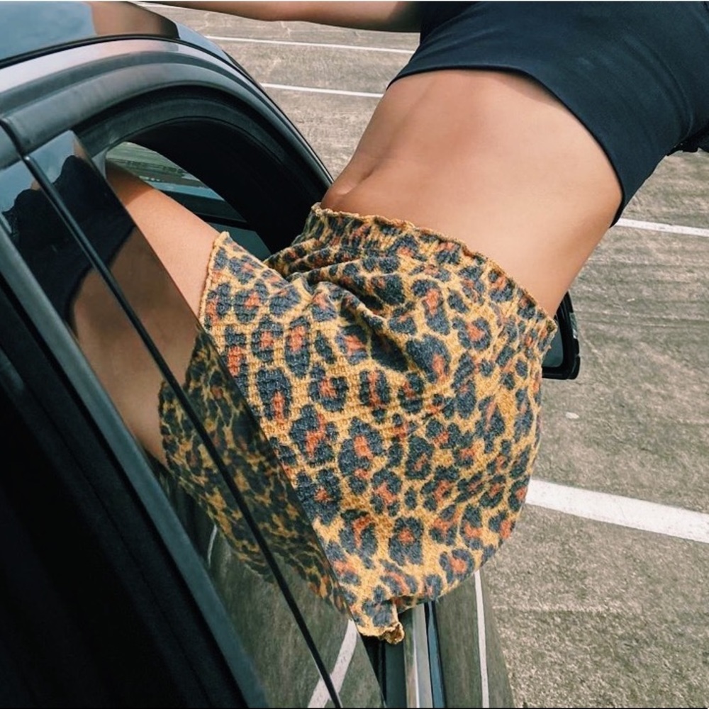 Urban outfitters cheetah print b00ty shorts